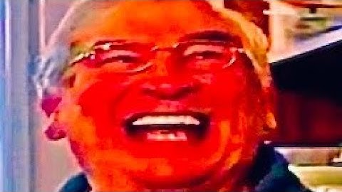 Oude man kan niet stoppen met lachen (Man Bijt Hond Edit)