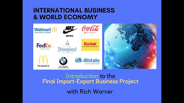 Import-Export Business Project Introductory Tutorial