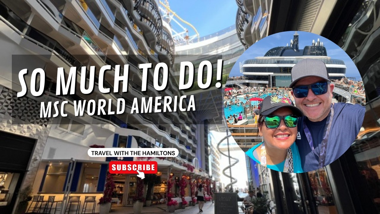 Our First Sea Day on MSC World America Was BUSIER Than Expected!