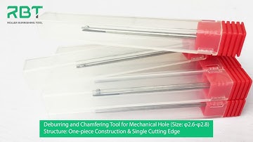 RBT’s Deburring & Chamfering Tool (Burr Off Tool) for Mechanical Hole (φ2.6-φ2.8)