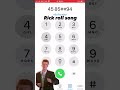Rick Roll Song | IPhoneDialSongs #shorts
