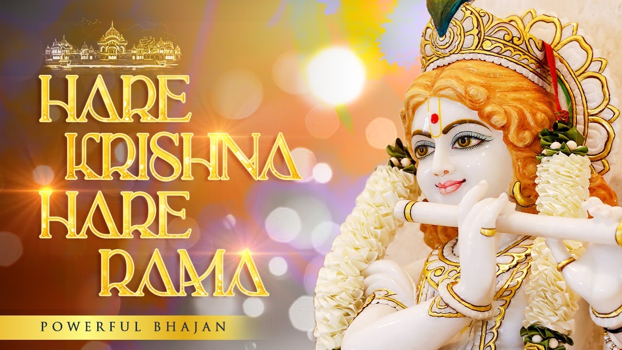HARE KRISHNA HARE RAMA  MEDITATION MUSIC  108 TIMES CHANTING       New Bhajan