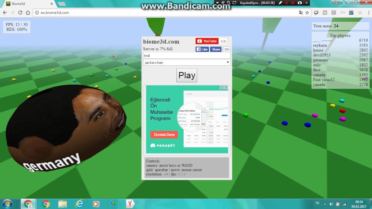2 Kisilik Tank Savasi Oyununun Oynanis Videosu Youtube