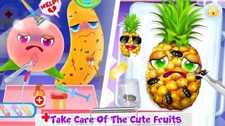 Fruit Doctor-My Clinic Game| Fruit Doctor Gameplay | Banana & Peach Operation | Kids Game screenshot 4