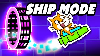 I want to be a Space Ship! 🐱 Geometry Dash #7 | Scratch Tutorial
