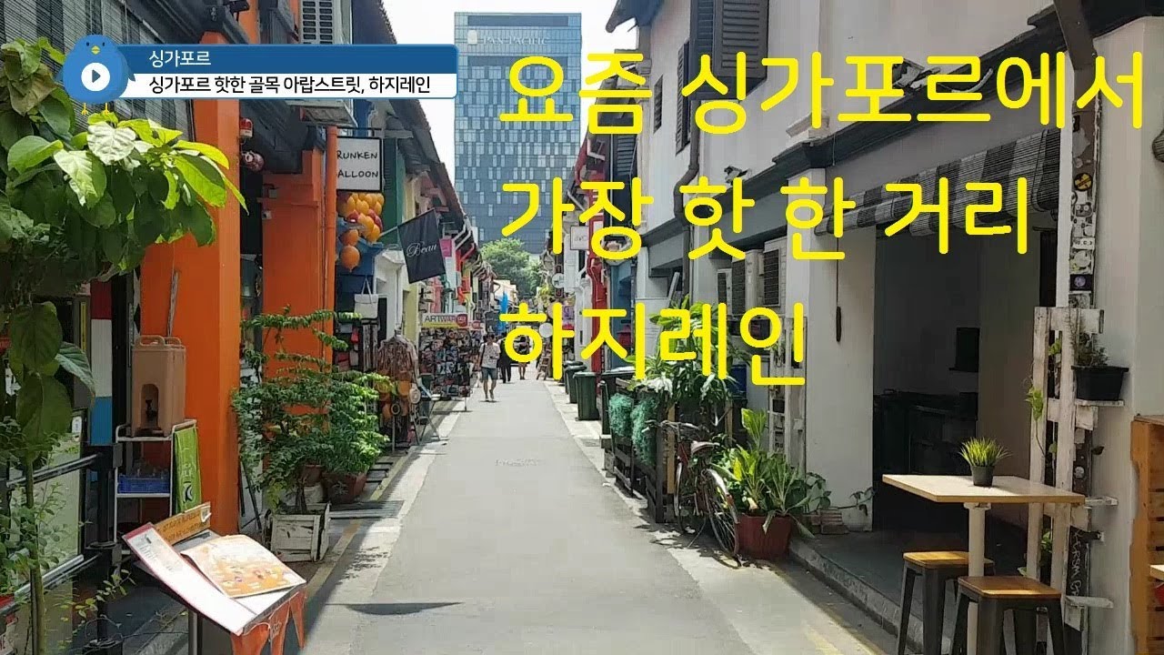 요즘 싱가포르에서 가장 핫 한 거리! 하지레인, 아랍스트리트 - YouTube