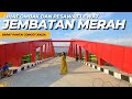 Jembatan Merah : Wisata Viral Pemecah Ombak di Pantai Congot Kulon Progo Jogja