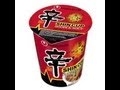 Ω (HD) ASMR - NongShim Shin Ramen Cup Noodles ( Eating Sounds )