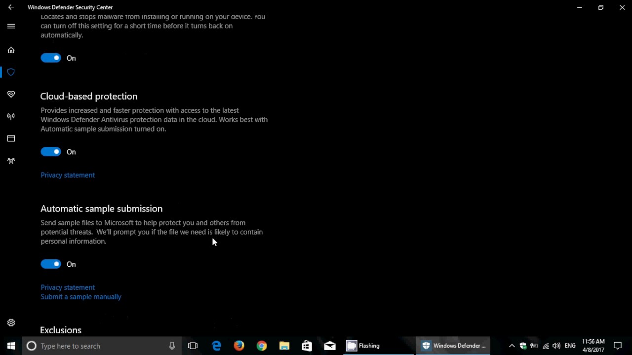 Windows 10 Creators Update Highlight Windows Defender Virus And Threat Windows 10 creators update highlight windows defender virus and threat