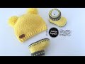 Tığ işi Ponponlu Bebek Bere 0- 3  ay/baby hat/Baby cap