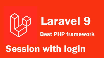 Laravel 9 tutorial - Session with login example