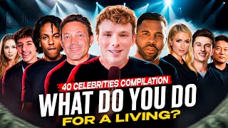 I Asked 40 Celeb's What they do for a living! FULL Compilation | Daniel Mac