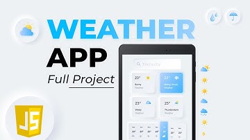 Create a Weather App using HTML, CSS, and JavaScript | JavaScript Tutorial - Frontend Project