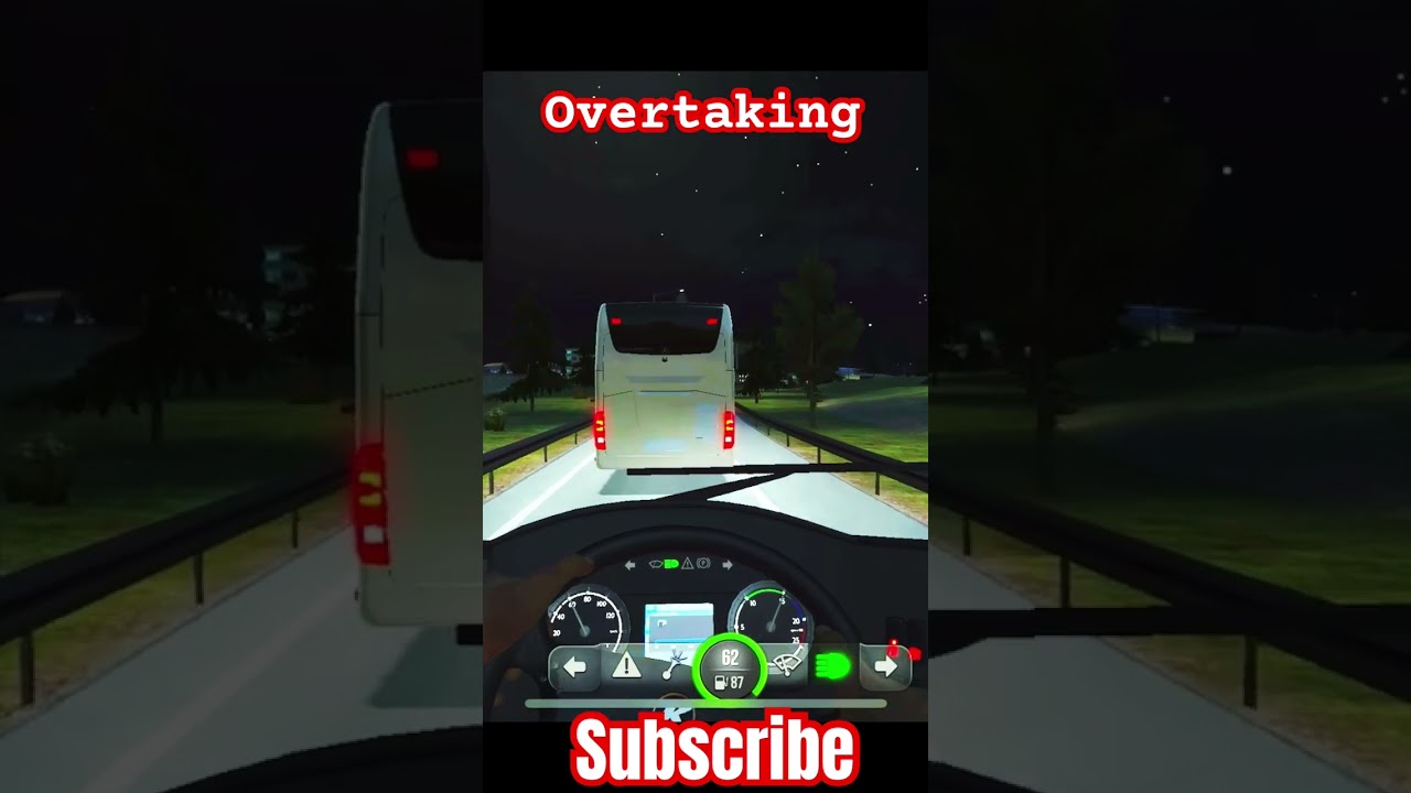 Overtaking l Bus Driving 