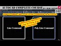 #2 | How to draw line command & Poly Line Command | difference between line and polyline command