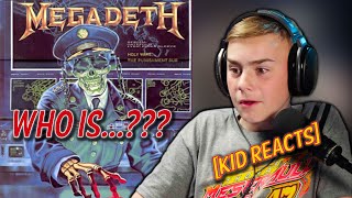 First Time Hearing Megadeth!  [GenAlpha Kid Reacts] Holy Wars