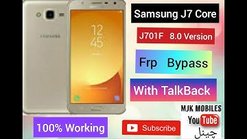 #samsung #J701f #j7core Samsung J701f J7 Core 8.0 Frp bypass