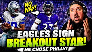 🔥EAGLES SIGN RAVEN’S BREAKOUT STAR! HE CHOSE PHILLY! JOE MILTON UNCLAIMED! EAGLES PS UPDATE & MORE🔥