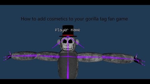 How to add cosmetics to your gorilla tag fan game
