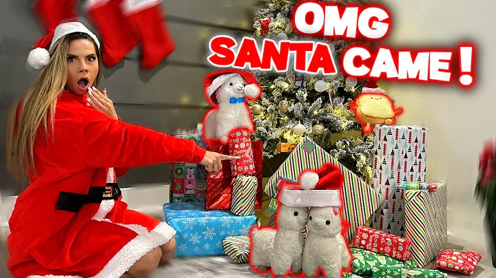 My Llamas Go CRAZY When SANTA SHOWS UP !! WHAT DID...