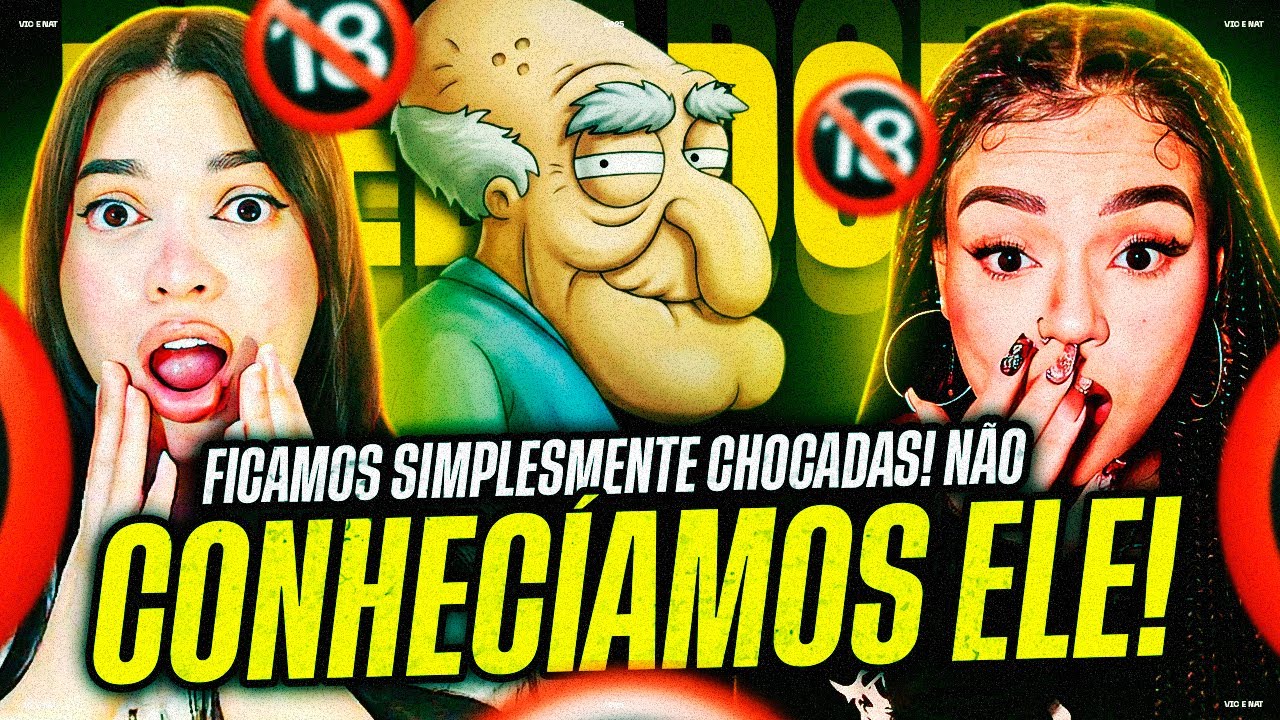 REAGINDO a O HOMEM que faz QUAGMIRE parecer um SANTO | HERBERT - Family Guy | Nat e Vic MV