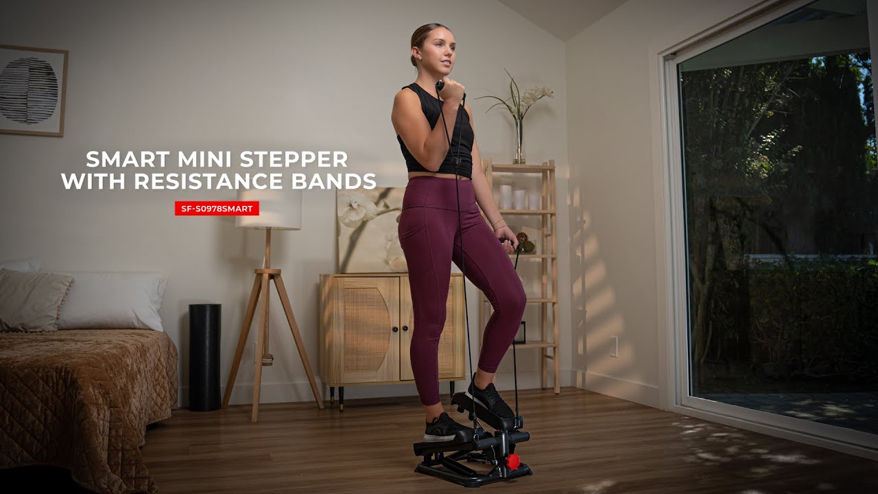  Sunny Health & Fitness Mini Stepper for Exercise Low