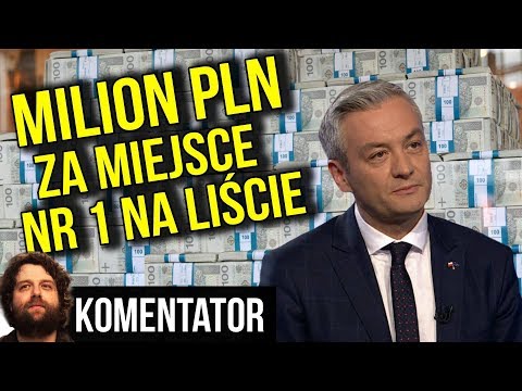 Milion Złotych Za 1 Miejsce na Liście Wyborczej Wiosna Biedronia - Analiza Komentator Pieniądze