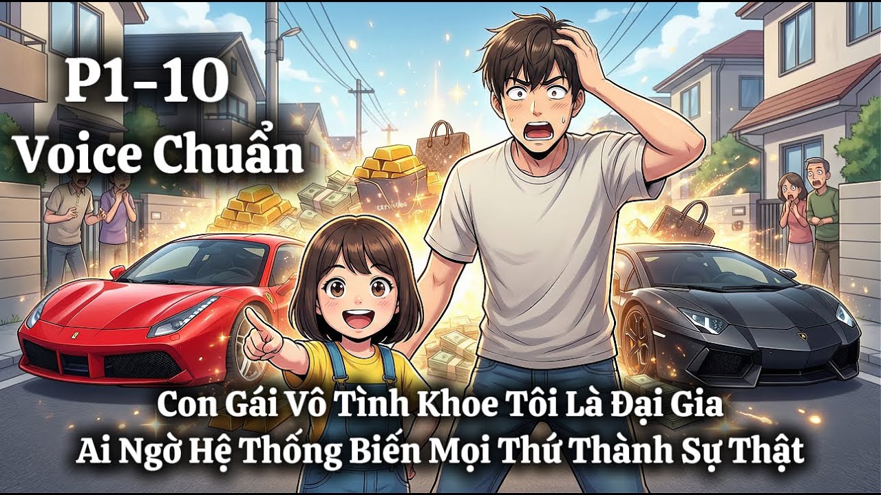 Con Gái Vô Tình Khoe Tôi Là Đại Gia, Ai Ngờ Hệ Thống Biến Mọi Thứ Thành Sự Thật | P1-10 Voice Chuẩn