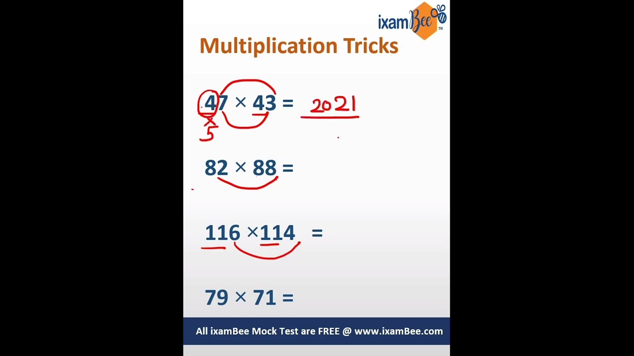 Multiplication tricks 