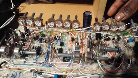 DIY analogue synth project Part 13 (Analogue Linear Frequency Modulation test demo 1)