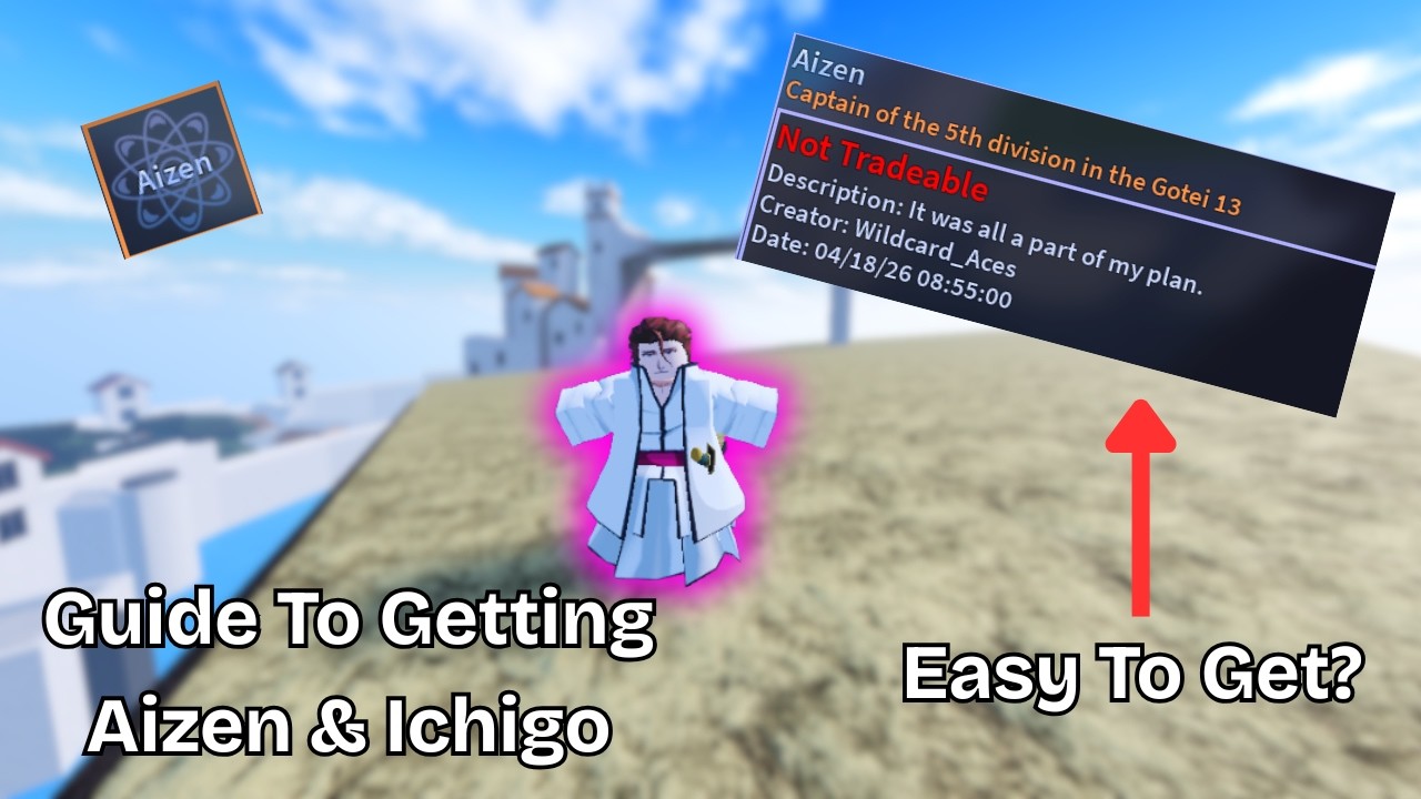 QUICKEST way to get Aizen & Ichigo in the new AUT Bleach Update! - YouTube