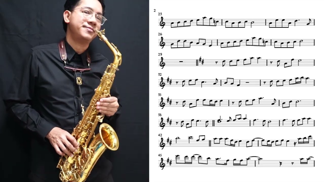 When You Believe (Transcription & solo) for saxophone