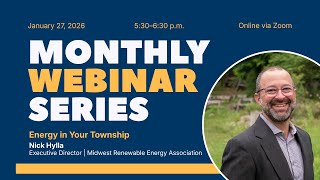MREA Webinar Series — Energy in Your Township