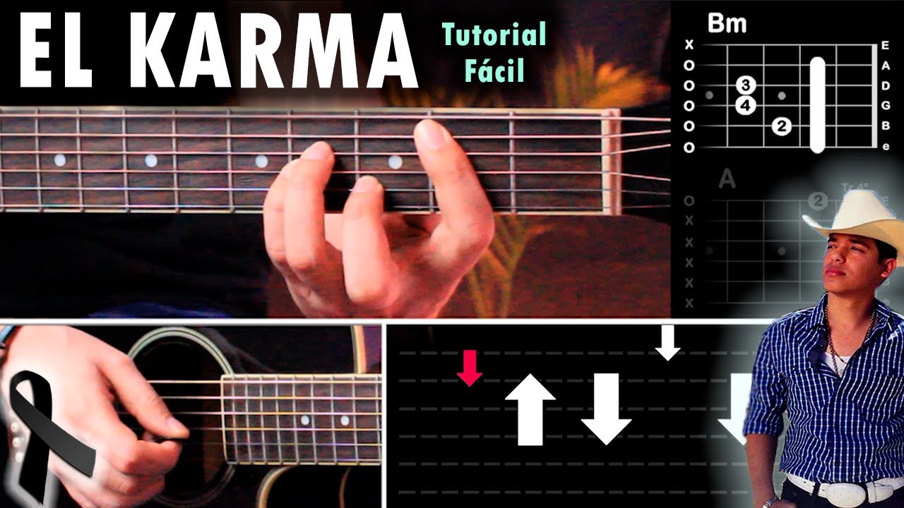 El Karma Ariel Camacho GUITARRA Tutorial Acordes YouTube