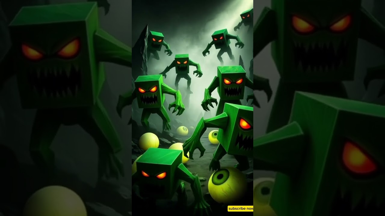 “The Hungry Cube | Colorful Horror in 3D | Neon Nightmare