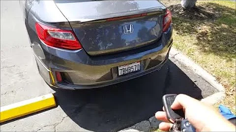 [How to] Fix Trunk that will not open with the remote or switch - Honda Accord
