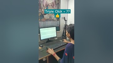 Select the entire paragraph at once in MS Word #msword #computer #mswordtricks #shorts #shortsfeed
