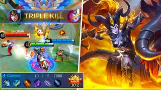 MLBB Top Global Irithiel Hellfire MVP Gameplay