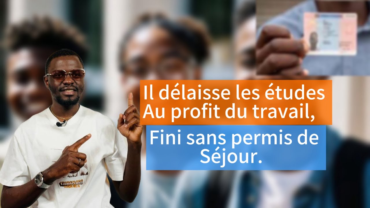 Du rêve d’études au cauchemar : voici comment il perd son permis de séjour.