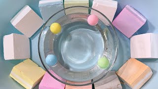 Gym Chalk ASMR 🍬 Crushing Soft Candy Colors Soft Dyeing + Water 💦 screenshot 5