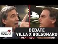 Qual foi o placar? Villa e Bolsonaro protagonizam debate intenso | Jornal da Manhã