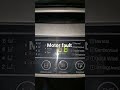 LG washing machine LE error# shot video