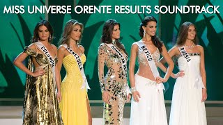 Miss Universe Orente Final Results soundtrack