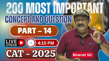 200 Most important questions part - 14 | CAT 2025 | #cat2025 #maths #catquantseries #aptitudetest