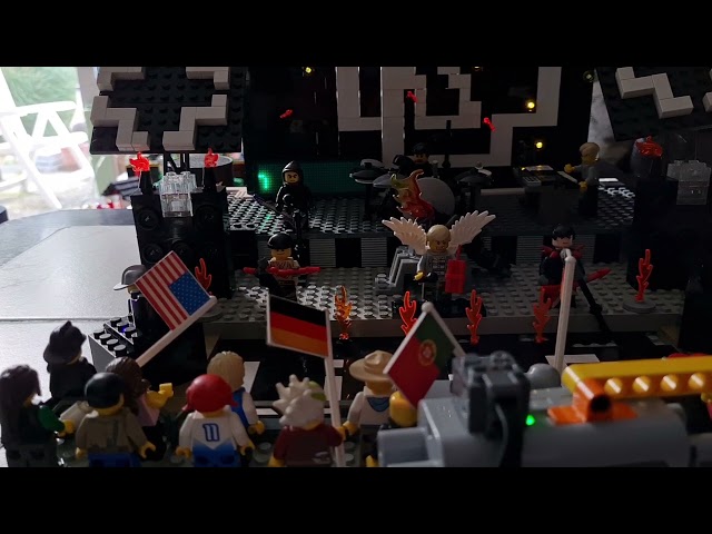 Umbau der Ramm -stein Bühne