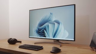 Mon SETUP Minimaliste  pour le MONTAGE  vidéo  (2021) - LG 32UL950-W