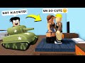 Spying on ROBLOX ODERS as a TANK!