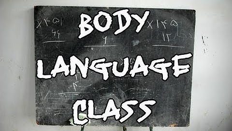 How To Read Body Language- Partial Arm Barriers