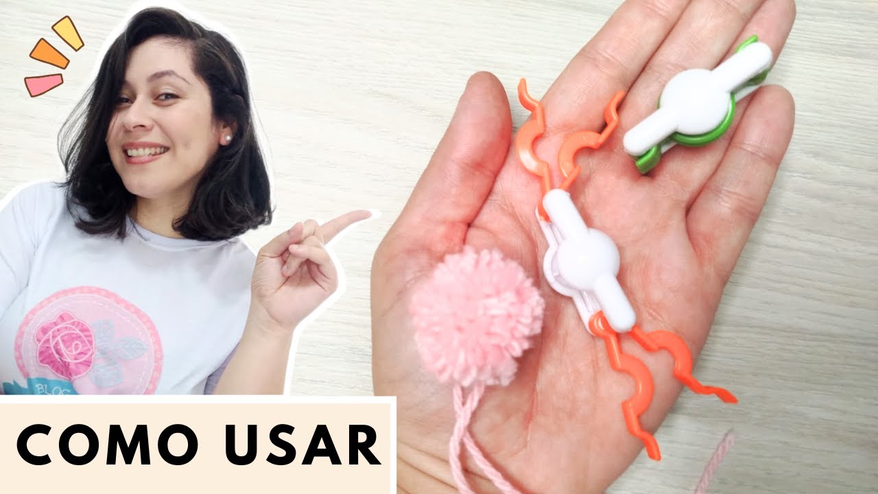 Kit Mini Faz PomPom - Como Usar
