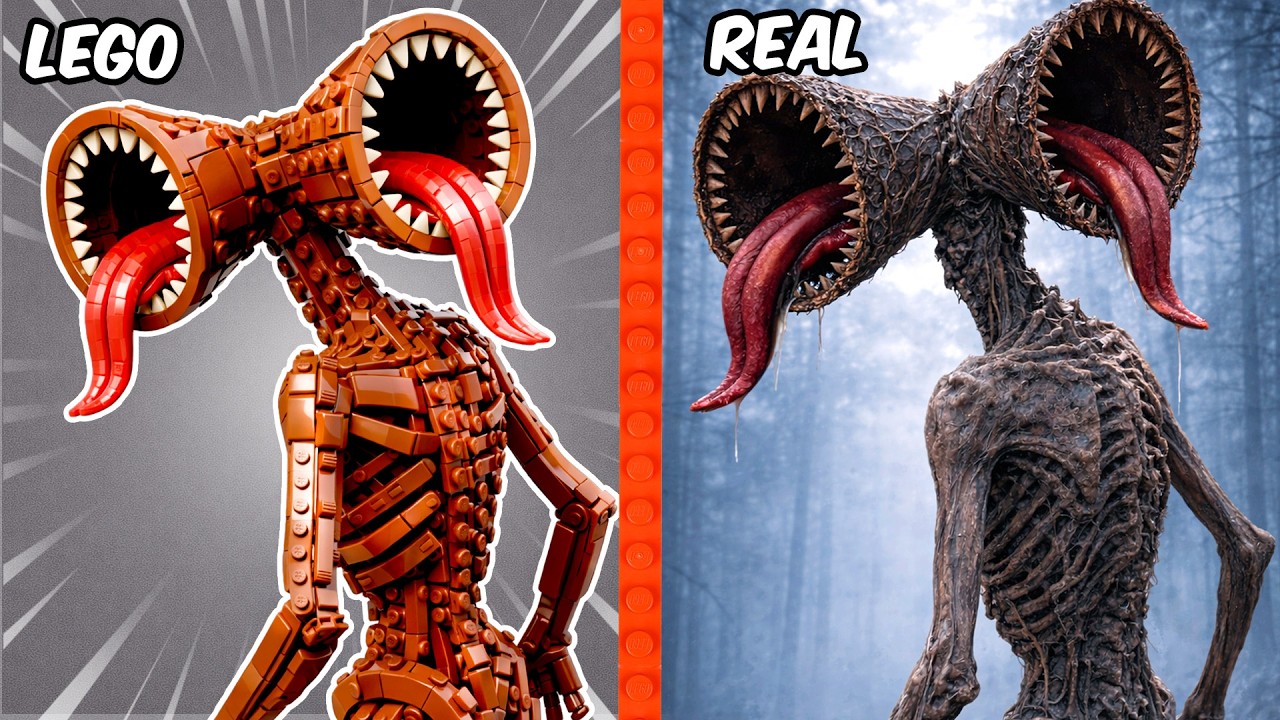 LEGO Trevor Henderson: SIREN HEAD in the Lego World | Bricks Legory